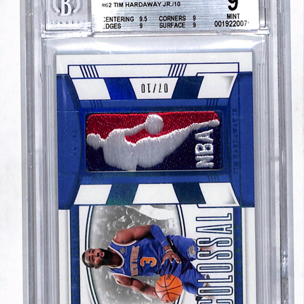 2024 Panini National Treasures Colossal Logoman Tim Hardaway Jr. #62 /10 BGS 9