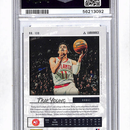 2018 Panini Chronicles Trae Young #139 Pink PSA 10
