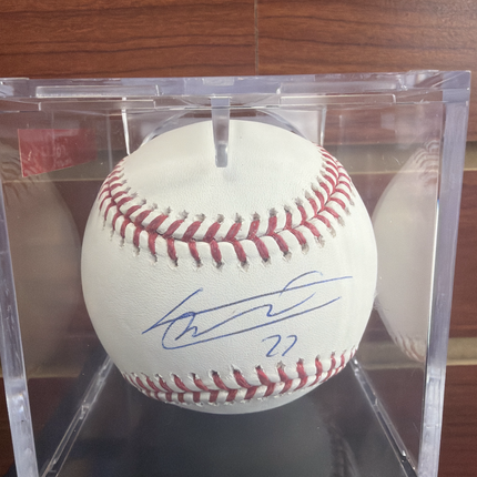 MEM Vladimir Guerrero Jr. Toronto Blue Jays Signed Baseball JSA #PP94151
