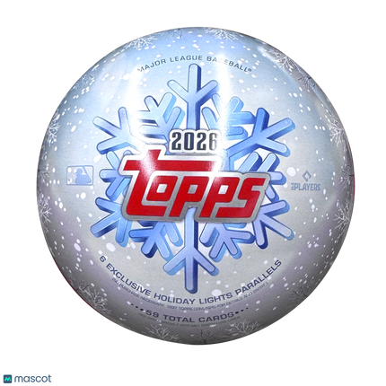 MLB 2026 Topps Holiday Baseball Retail Collector Tin