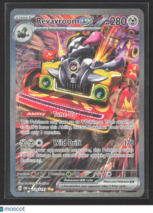 Pokemon Obsidian Flames Revavroom ex - 224/197 special illustration rare #224