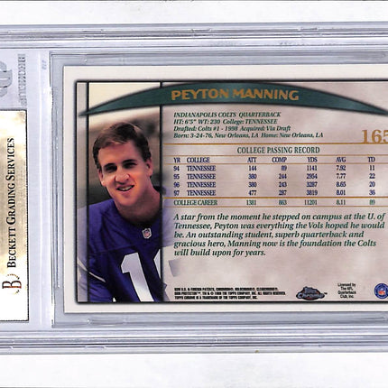 1998 Topps Chrome Peyton Manning #165 Rookie BGS 9.5