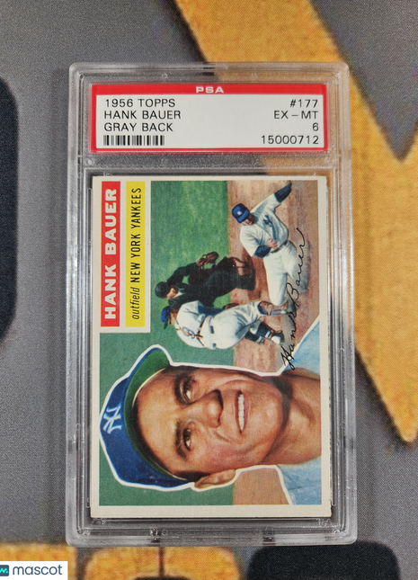 1956 Topps Hank Bauer #177 PSA 6