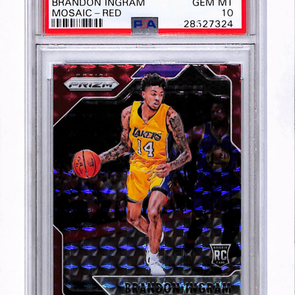 2016 Panini Prizm Mosaic Brandon Ingram #8 Red PSA 10