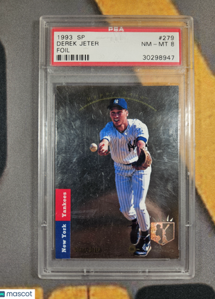 1993 SP Derek Jeter #279 PSA 8