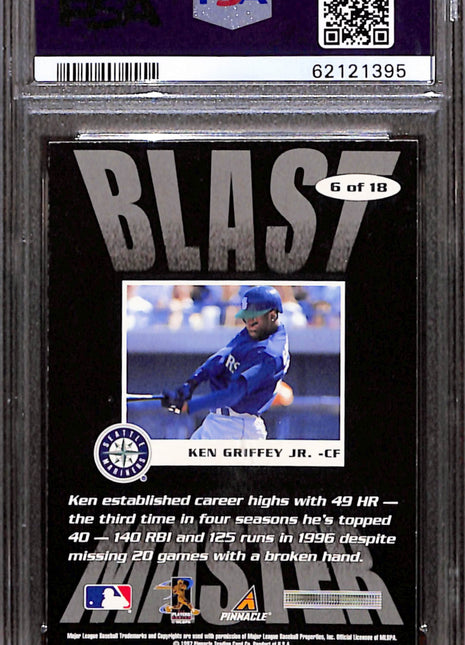 1997 Score Blast Masters Ken Griffey JR. #6 PSA 9