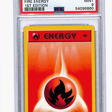 1999 Pokemon Game Fire Energy 1st Edition PSA 9 #98