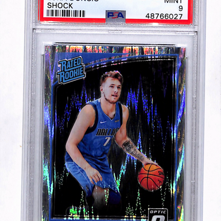 2018 Panini Donruss Optic Luka Doncic #177 Shock PSA 9