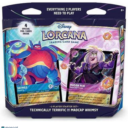 Ravensburger 2026 Ravensburger Disney Lorcana TCG Technically Terrific & Madcap Whimsy Player Starter Set