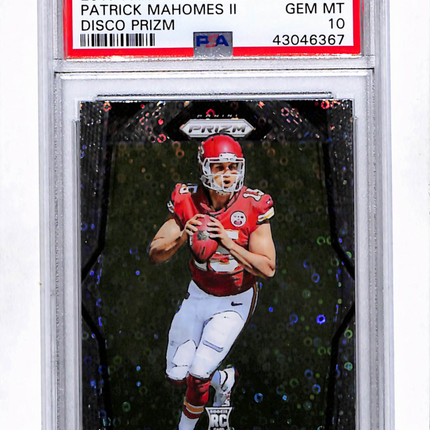 2017 Panini Prizm Patrick Mahomes II #269 Disco PSA 10