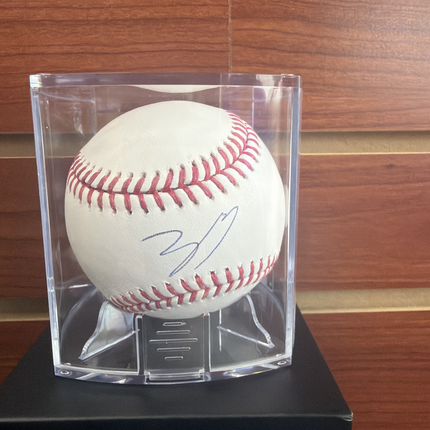 MEM Lawerence Butler Oakland Athletics Signed Baseball MLB# 407065