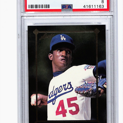 1992 Leaf Gold Rookies Pedro Martinez #BC-3 PSA 8