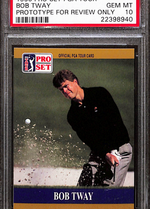 1990 Pro Set Pga Tour Promo Bob Tway Prototype For Review Only PSA 10