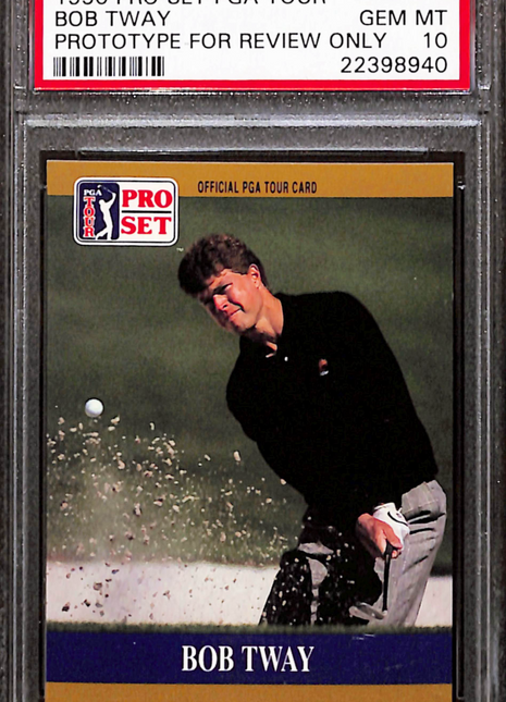 1990 Pro Set Pga Tour Promo Bob Tway Prototype For Review Only PSA 10