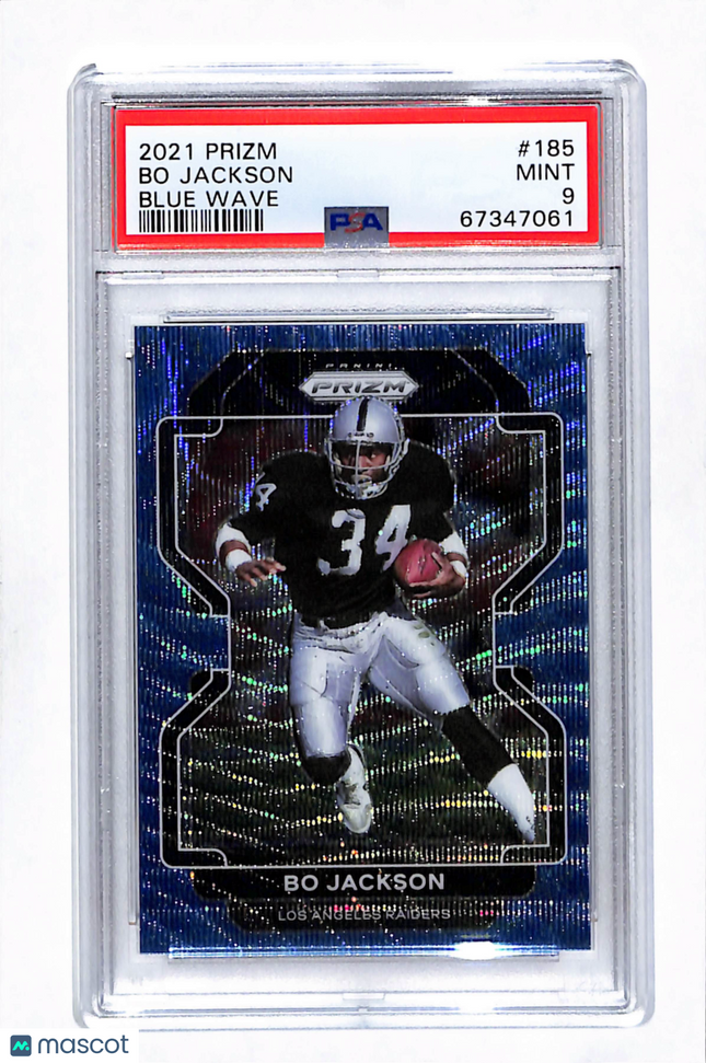 2021 Panini Prizm Bo Jackson #185 Blue Wave PSA 9 /199