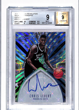 2016 Panini Revolution Rookie Auto Futura Caris LeVert /25 #10 BGS 9 Auto 9