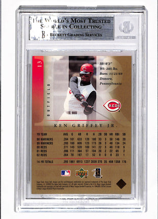 2003 Upper Deck Honor Roll Gold Ken Griffey Jr. #13 BGS 9