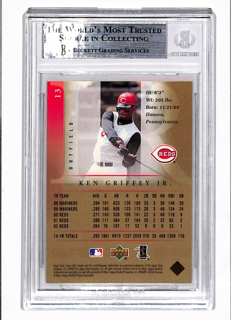 2003 Upper Deck Honor Roll Gold Ken Griffey Jr. #13 BGS 9