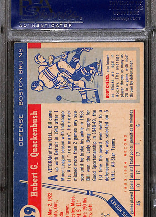 1954 Topps Bill Quackenbush #49 PSA 6