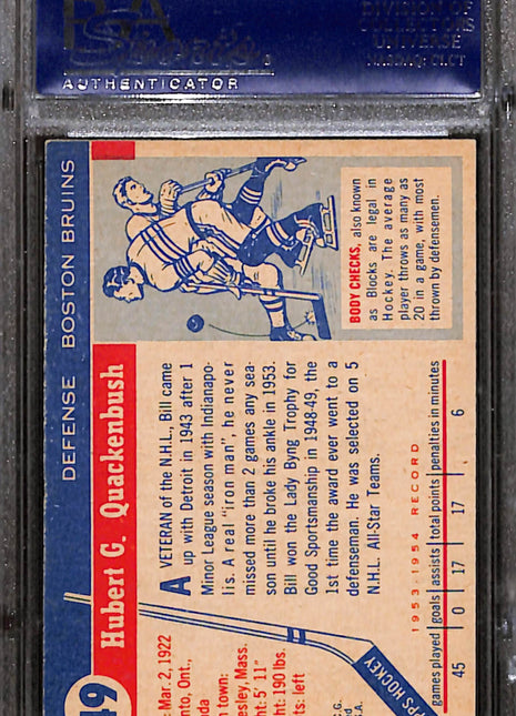 1954 Topps Bill Quackenbush #49 PSA 6