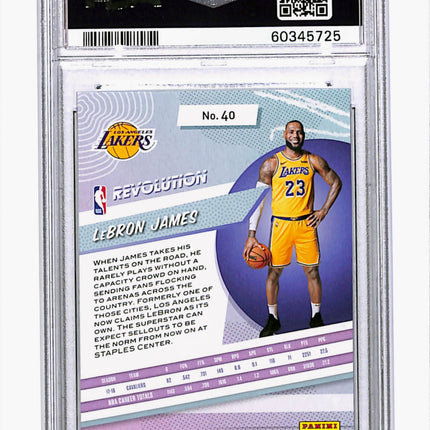 2018 Panini Revolution LeBron James #40 PSA 10