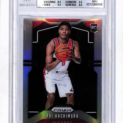 2019 Panini Prizm Rui Hachimura #255 BGS 9 Silver