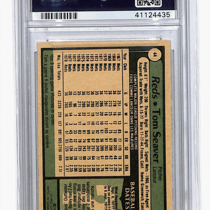 1979 O-Pee-Chee Tom Seaver #44 PSA 8