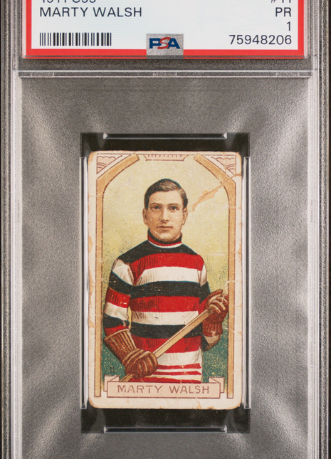 1911 C55 Marty Walsh #11 PSA 1