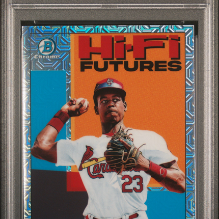 2022 Bowman Mega Box Chrome Hi-Fi Futures Jordan Walker #15 PSA 9