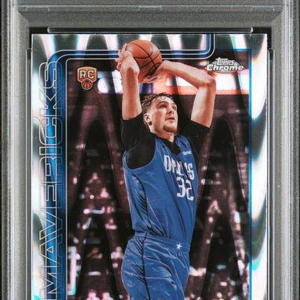2025 Topps Chrome Cooper Flagg #251 Raywave PSA 8