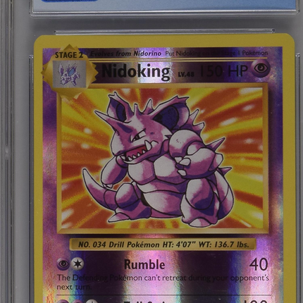 2016 Pokemon Evolutions Nidoking CGC 8.5 #45/108