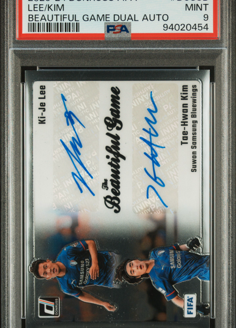2023-24 Panini Donruss FIFA Auto Ki-JE Lee Tae-Hwan Kim #DUSSB PSA 9