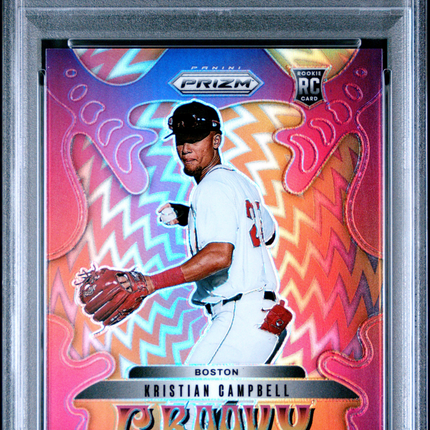 2025 Panini Prizm Groovy Kristian Campbell #5 PSA 10
