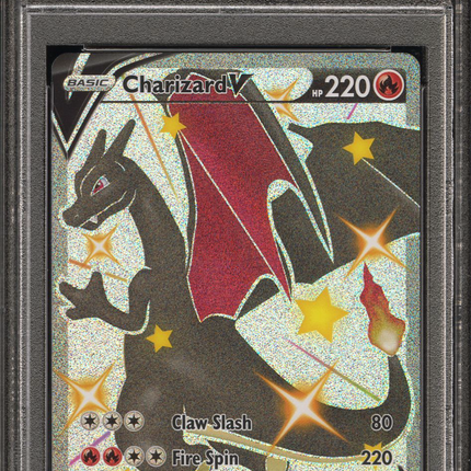 2020 Pokemon Champion's Path Charizard V Champion's Path-Secret Fa PSA 10 #079