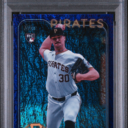 2024 Topps Update Paul Skenes #US100 Purple Holo Foilboard PSA 10 /799