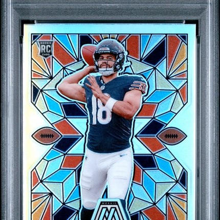 2024 Panini Mosaic Stained Glass Caleb Williams #SG16 PSA 10