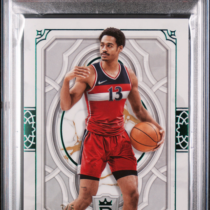 2023 Topps Royalty Jordan Poole #34 Green 3 / 5 PSA 10