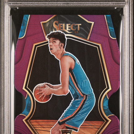 2022 Panini Select Chet Holmgren #196 Purple Die Cut PSA 10 /99