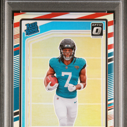 2024 Panini Donruss Optic Brian Thomas JR. #214 Freedom PSA 10
