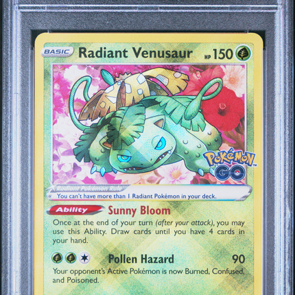 2022 Pokemon Go Radiant Venusaur PSA 10 #004
