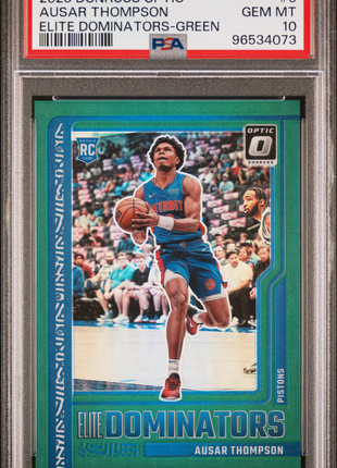 2023 Panini Donruss Optic Elite Dominators Ausar Thompson #5 PSA 10