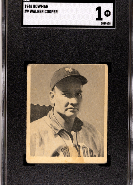 1948 Bowman Walker Cooper #9 SGC 1