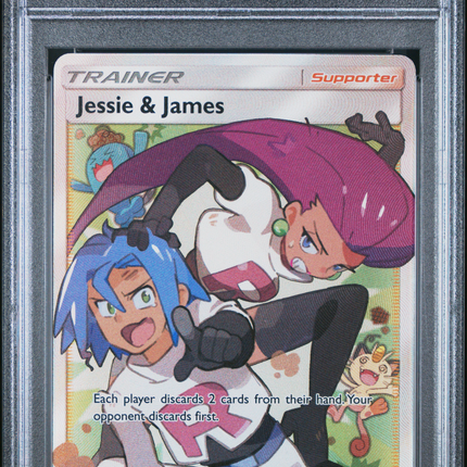 2019 Pokemon Sun & Moon Hidden Fates Jessie & James Fa Hidden Fates PSA 10 #68
