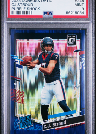 2023 Panini Donruss Optic CJ Stroud #244 PSA 9