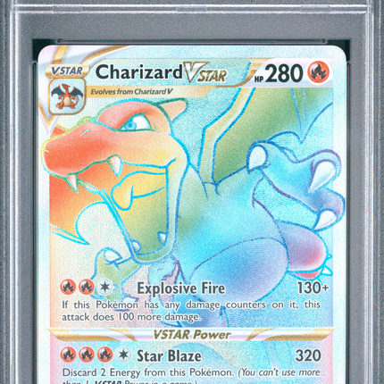 2022 Pokemon Sword & Shield Brilliant Stars Charizard VSTAR Secret PSA 10 #174