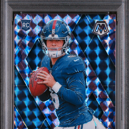 2025 Panini Mosaic Jaxson Dart #362 Reactive Purple PSA 9