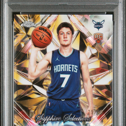 2025 Topps Chrome Sapphire Selections Kon Knueppel #SS-4 Gold 39/50 PSA 10