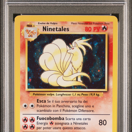 2000 Pokemon Game Ninetales Italian PSA 9 #12