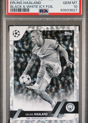 2022 Topps UEFA Club Competitions Erling Haaland #99 PSA 10