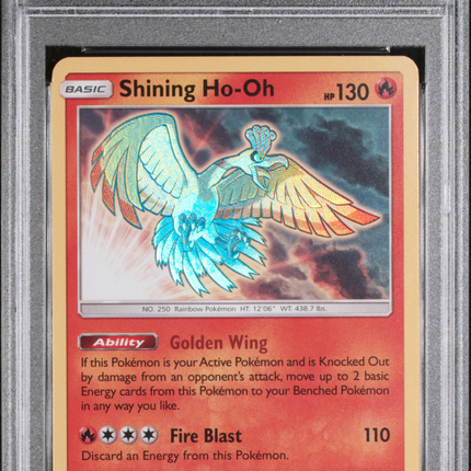 2017 Pokemon Shining Ho-Oh Promo-S.L.Elite Trnr.Box PSA 9 #SM70